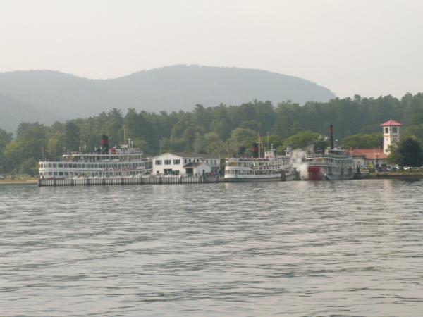 All 3 Steamboats of Lake George, New York