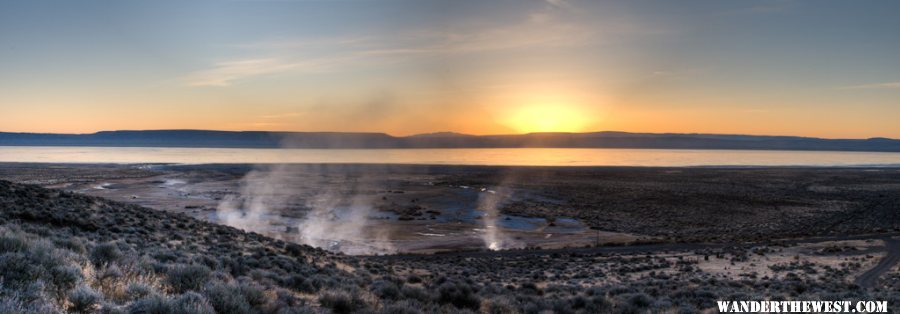 Alvord, Hot Springs, Sunrise