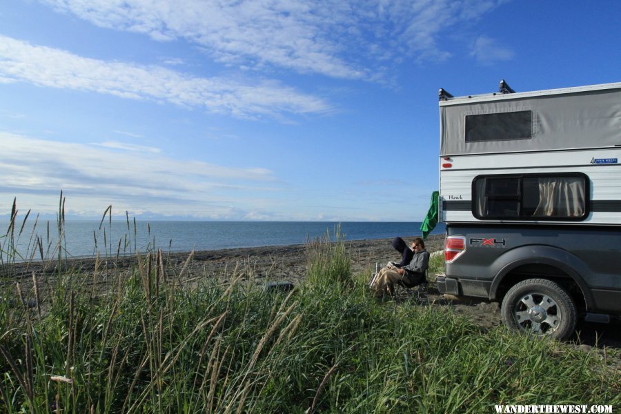 Anchor Point beach camping