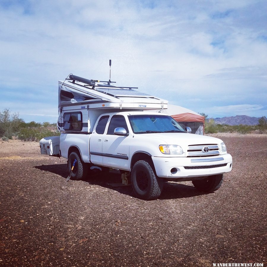 Angle Four Wheel Camper Roof to Improve Solar Panel Angle