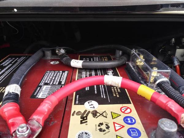 ANL Fuse & Temp Sensor on Battery Bank