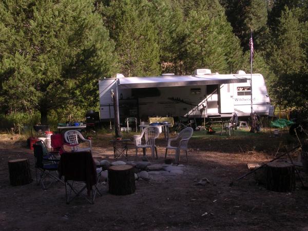 Another camp on the Bosie river later last summer