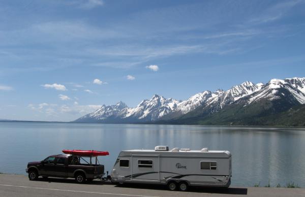 Arriving at Grand Teton