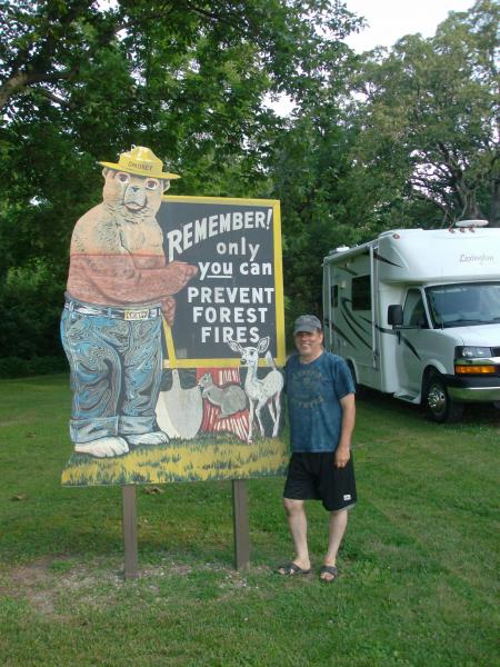 At Beaver Dam State Park, 10 miles SW of Carlinville