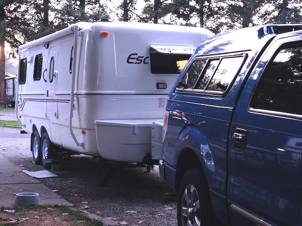 At the KOA in Lynden WA, after pick up on 9.25.2015