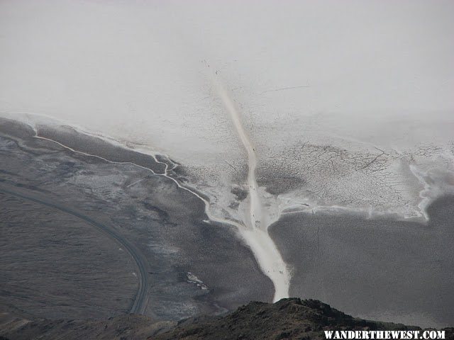 Badwater - Looking Down At The People