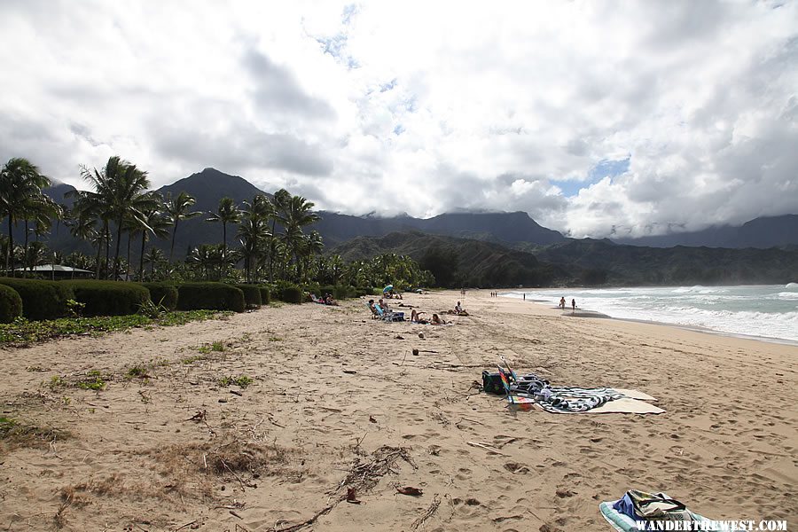 Beach at Hanalei