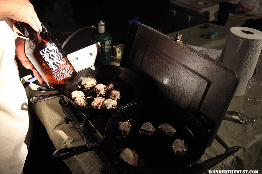 Beef sliders courtesy of Marc at XPcampers