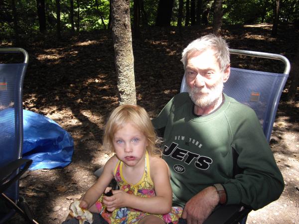 Big Eric with grand-daughter Peyton