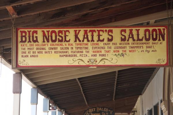 Big Nose Kate's Saloon entrance.