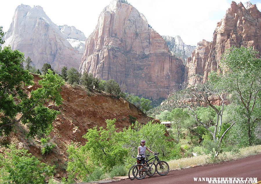 Biking Zion Canyon