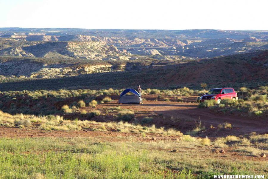 BLM Camping Area at Horseshoe Canyon