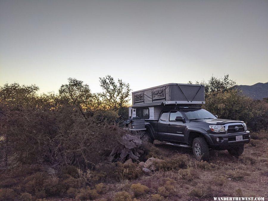 Boondock Camp, Pinal Mountains AZ