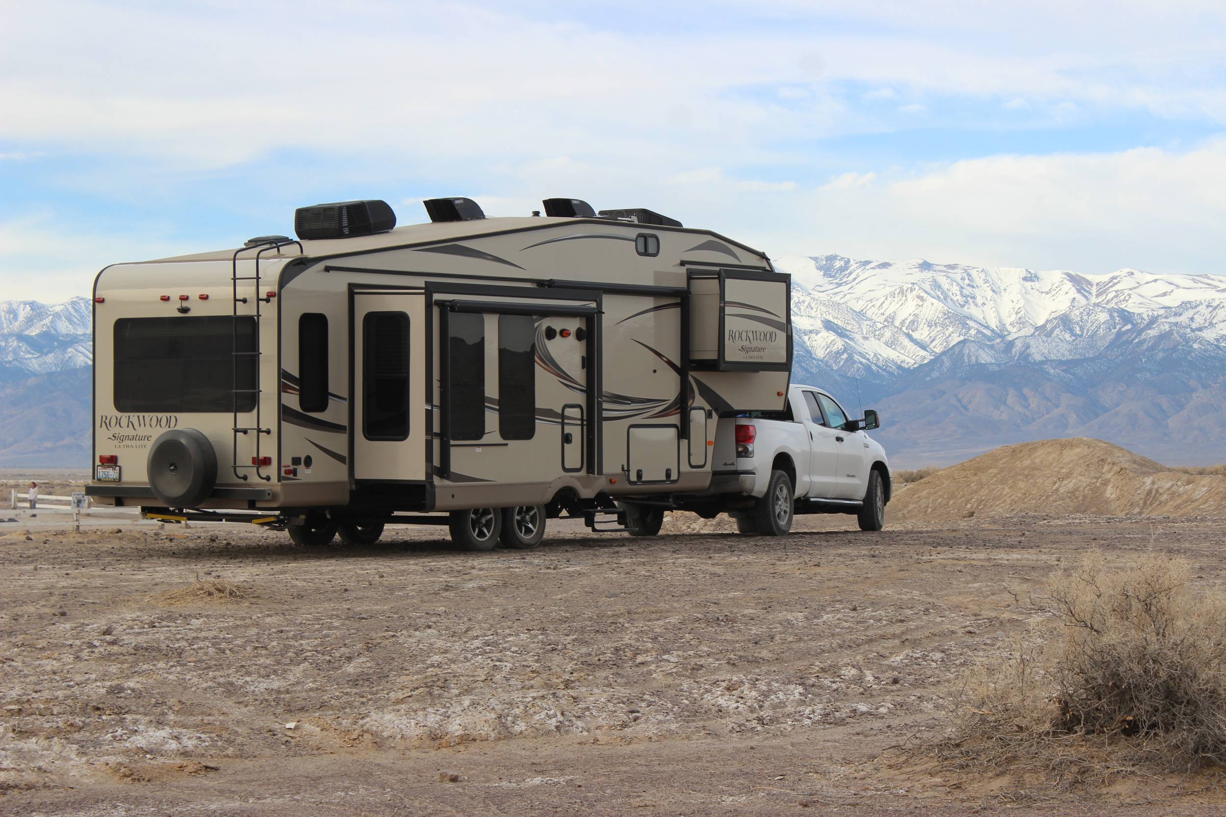 Boondocking near The White Mountains, Ca.