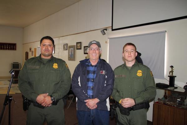 Border patrol put on an informative presentation at Tombstone Territories RV Park the day before we left.