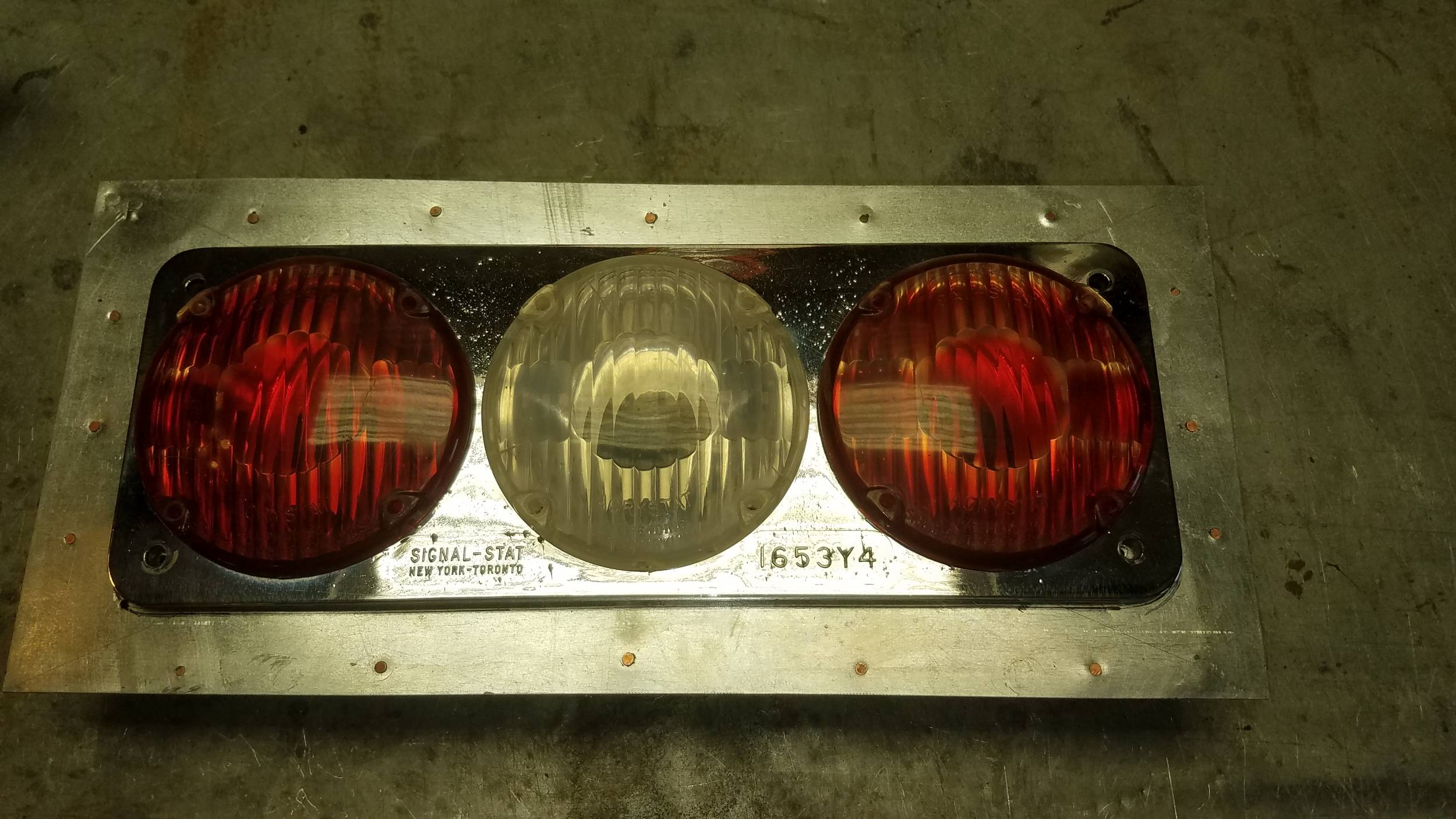 Broken Arrow Tail Light in Custom Enclosure