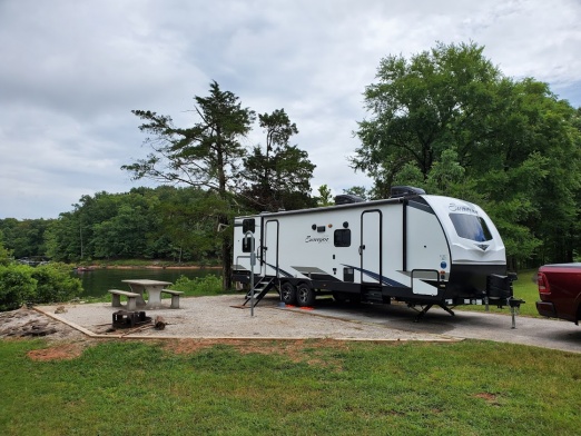 Camping at Beaver lake AR