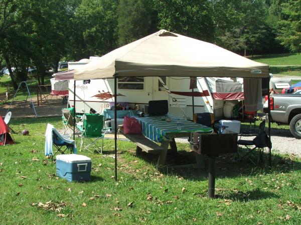 Camping in our Starcraft Antiqua on Norris lake in TN #2