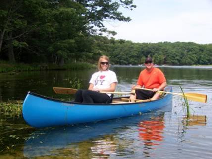 Canoeing Hamlin Lake, Ludington SP (August 2011)