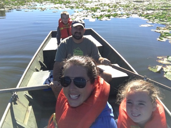 Canoeing on Starve Hollow Lake