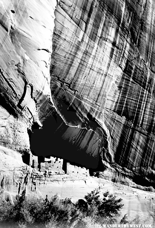 "Canyon de Chelly" by Ansel Adams, ca. 1933-1942