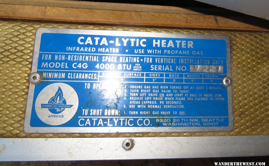 Cata-lytic heater