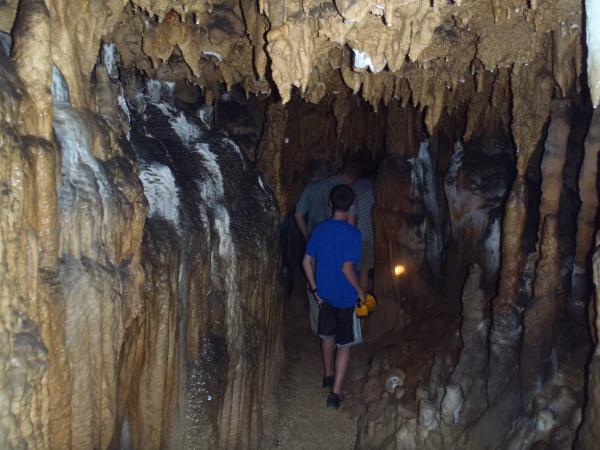 cave flashlight tour - Florida Caverns SP - Memorial Day wkd