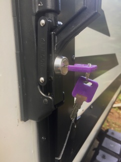 Check operation of new lock