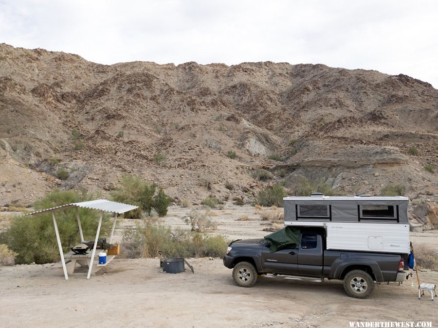 Chuckwalla Mountain Camp near Desert Center CA