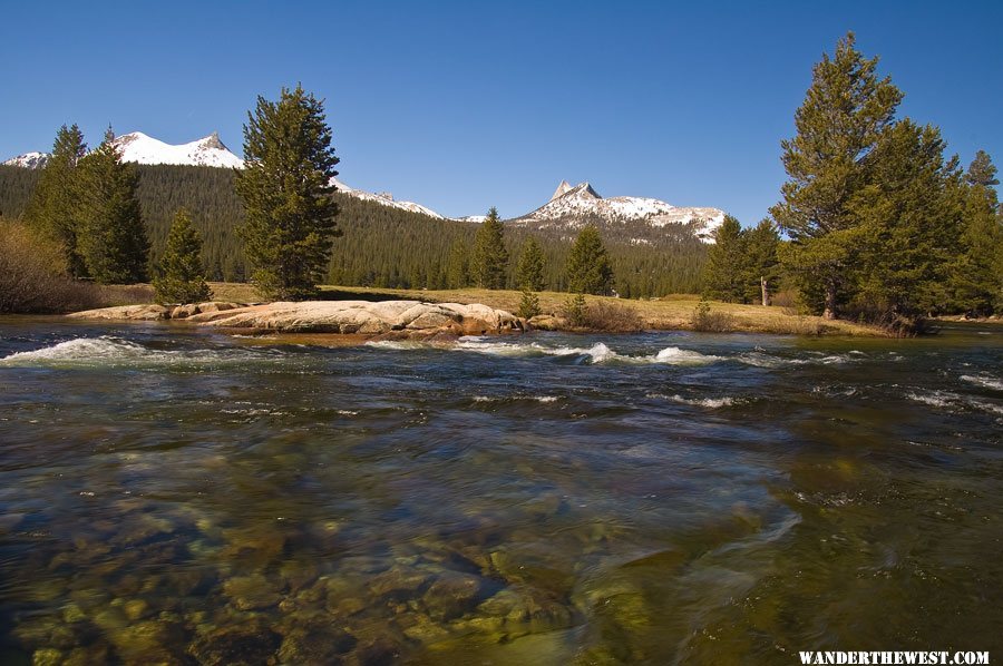 Classic Granite Spires Above Tuolumne Meadows