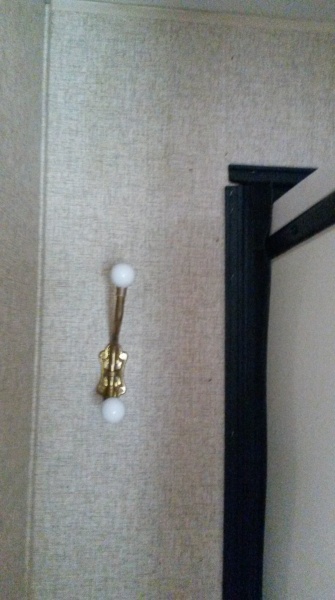 Coat Hook at Bed