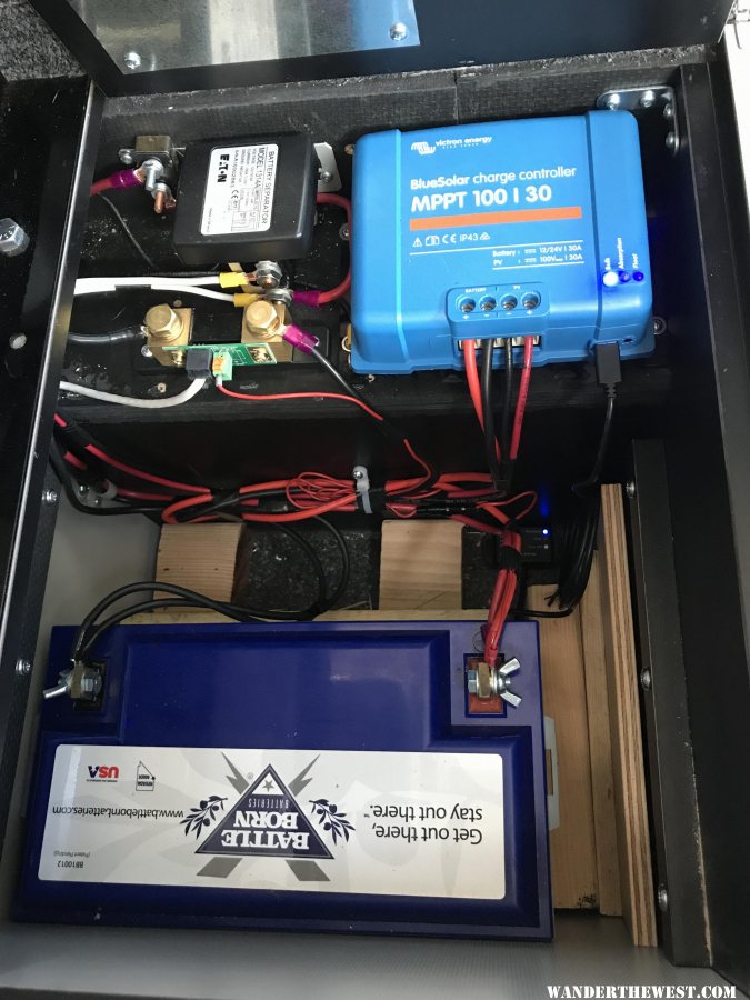 Controller, Battery and Battery Monitor Install