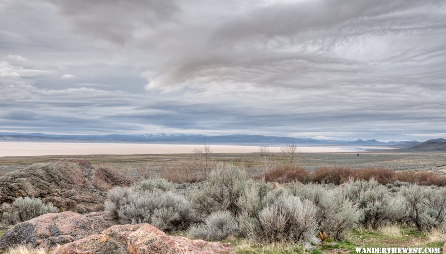 Cool clouds over the Alvord -- from Pike Creek/Steens