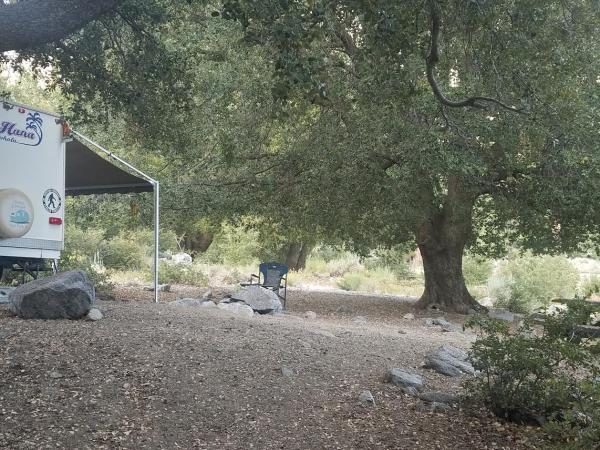 Crystal Lake loop D, Site 49. nice roomy site lots of shade and spots for 2 or 3 tents in the shade. better during the week, weekend crowd is friendly