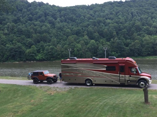 D-max at the river