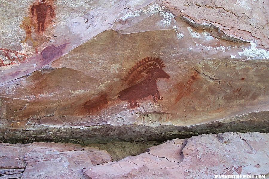 Deluge Shelter Pictographs