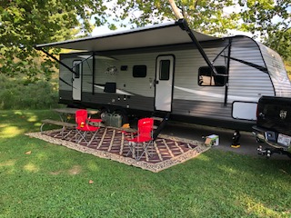 Dillon State Park Campground - Zanesville, Ohio 
June 12, 2020
Very close to home base. Allows us to decide at the last minute if we want to sneak awa