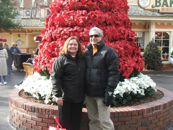 Dollywood at Christmas 2010
Me and my husband