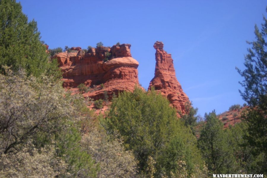 Driving Up Oak Creek Canyon