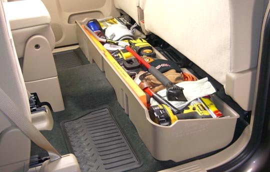 DuHa under-seat storage - 2010 GMC Sierra 1500 Extended Cab