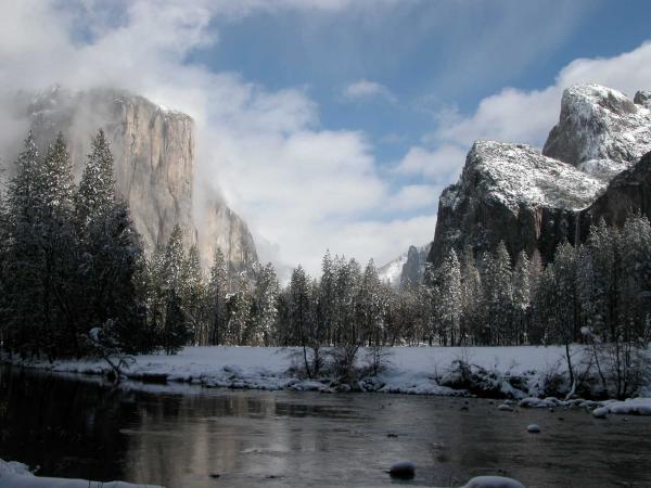 El Capitan and Half Dome