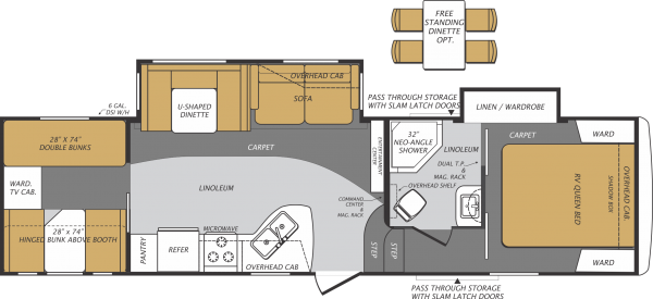 F312BHX
Length = 33'10"
Ship Weight = 8,879lbs
GVWR = 11,789lbs
Cargo Capacity = 2,851lbs