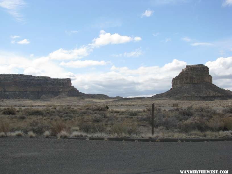 Fajada Butte and Chacra Mesa