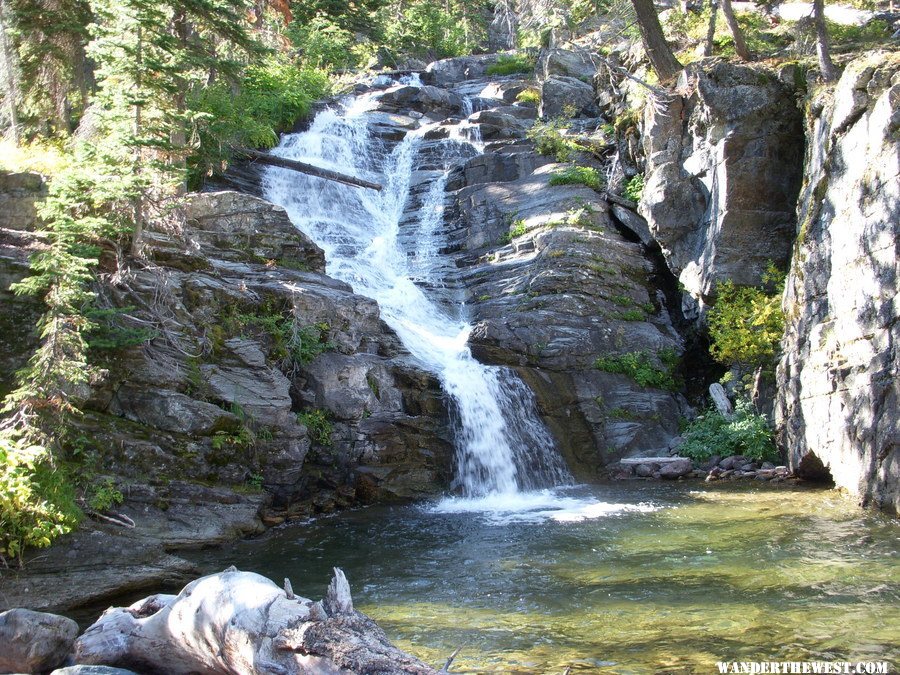 Falls in Glacier National Park