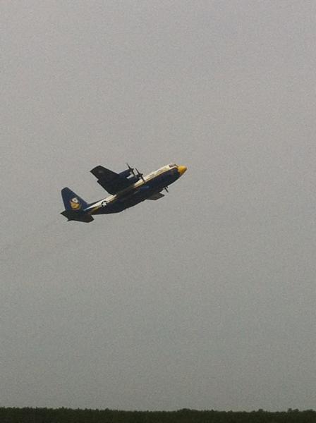 Fat Albert with the Blue Angels