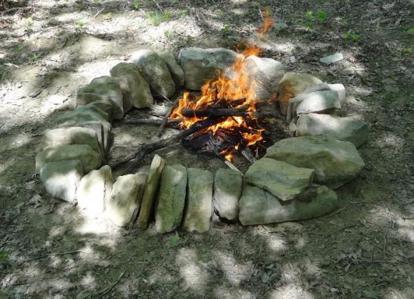 Fire Ring at the Home Base