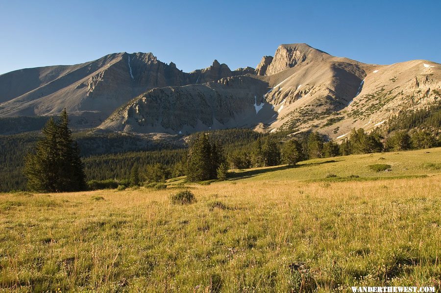 First Light on Wheeler Peak