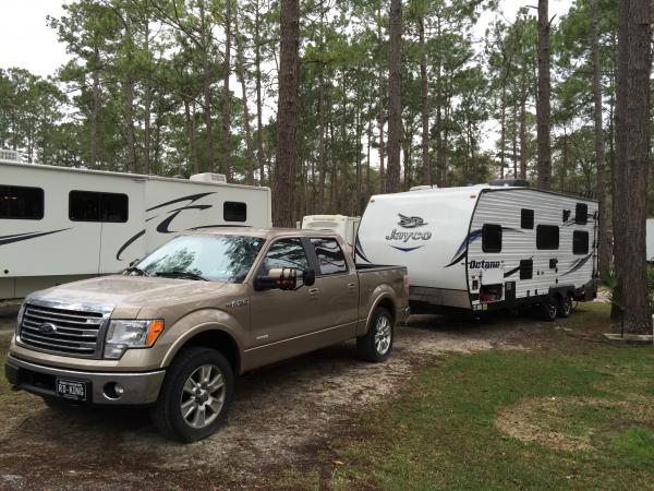 First night in our new 222 Toy Hauler.  Georgia KOA.