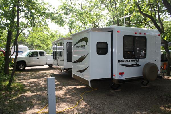 First time out for the new rig. Memorial Day Weekend 2012 at Van Buren S.P., South Haven, Michigan.