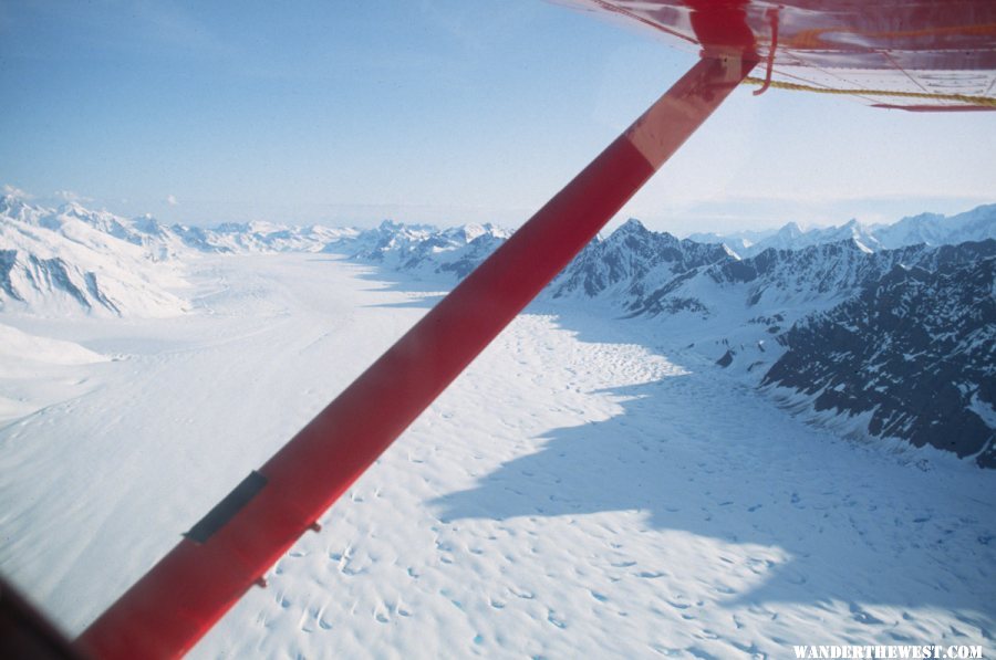 Flying into Denali